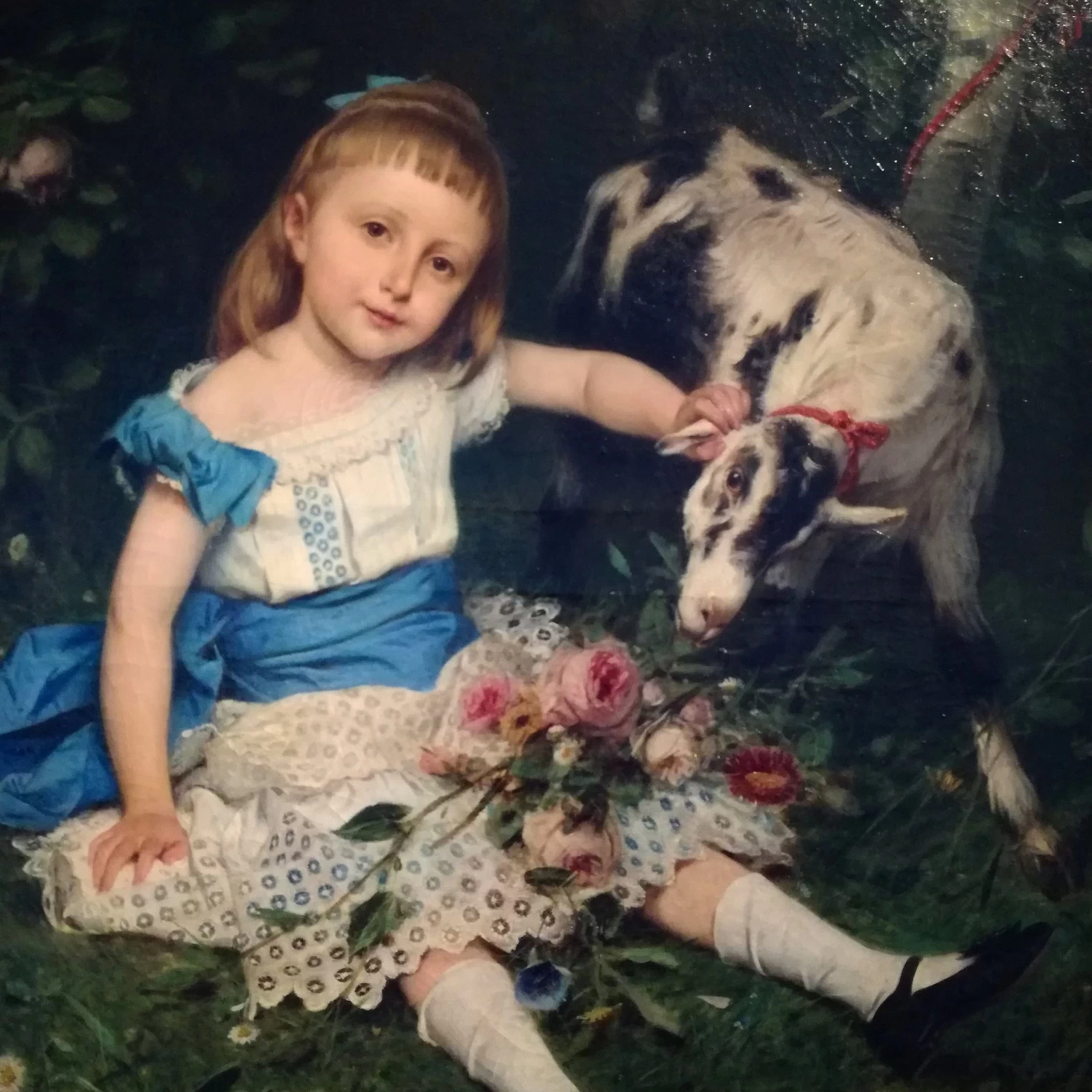 Contessina Bice Barbiano di Belgiojoso - Galleria d'Arte Moderna, Milano, dettaglio